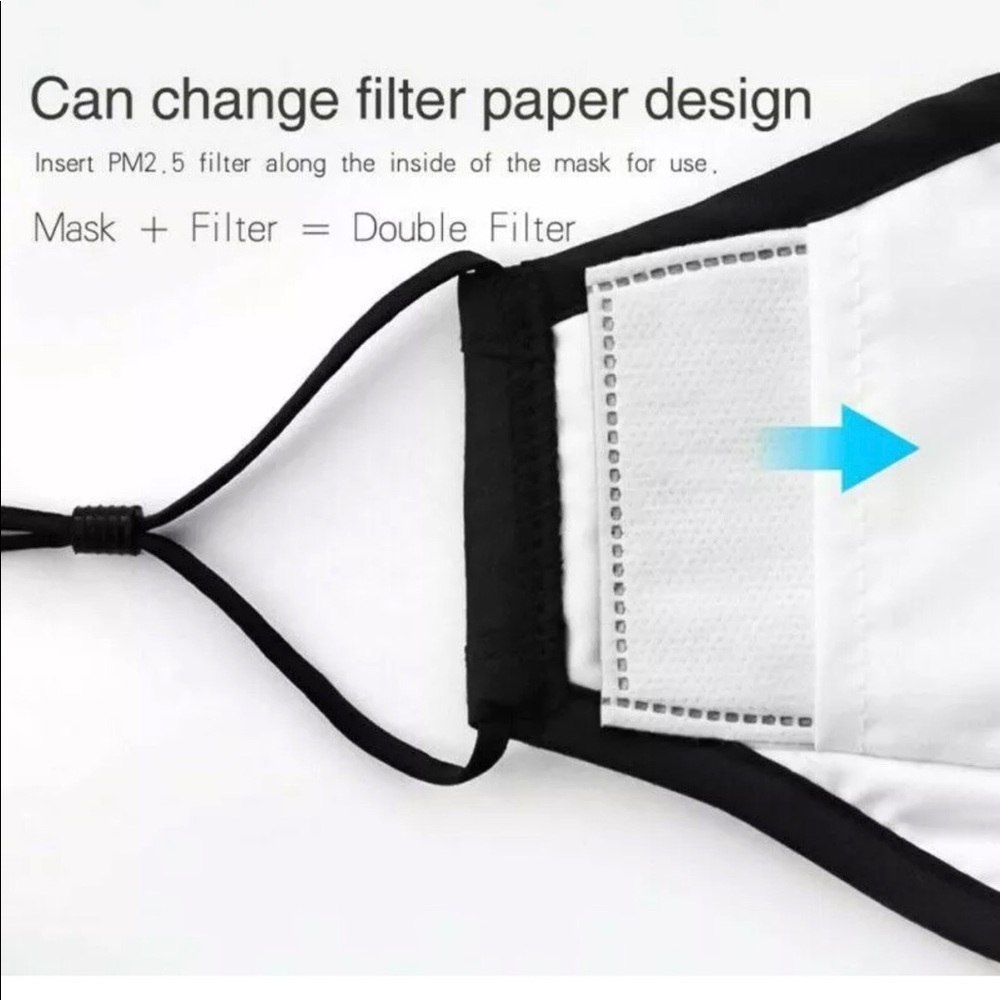 NIP Replacement Carbon Filter For Mask (5 pck -10 pcs) Listing for 1 - Picture 6 of 7